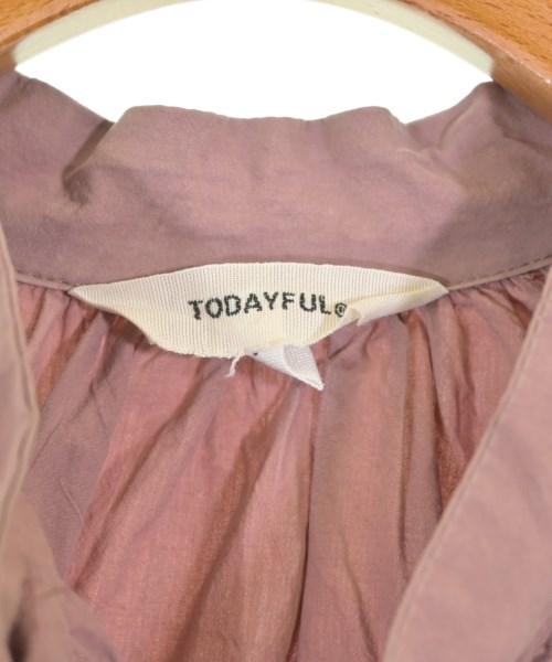 TODAYFUL（トゥデイフル）シャツワンピース ピンク サイズ:36(S位) レディース/2200693656029