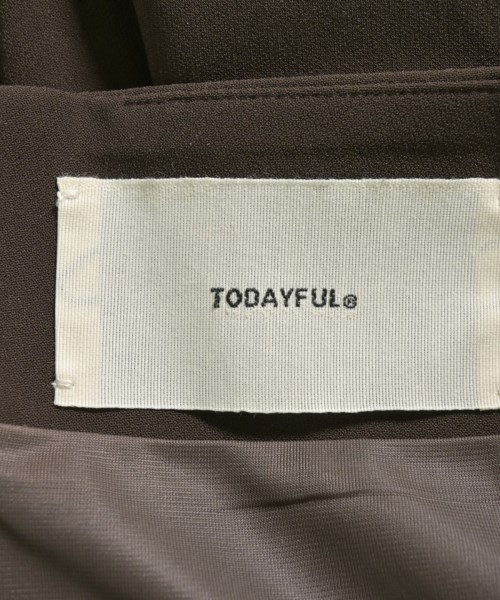 TODAYFUL（トゥデイフル）ワンピース 茶 サイズ:38(M位) レディース/2200697392039