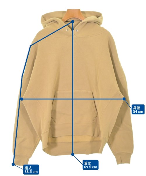 TODAYFUL（トゥデイフル）パーカー ベージュ サイズ:F レディース/2200648170020