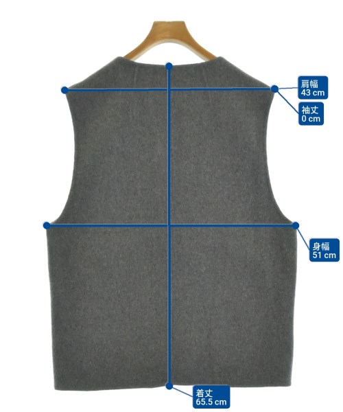 TODAYFUL（トゥデイフル）ベスト グレー サイズ:F レディース/2200655706069