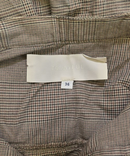 TODAYFUL（トゥデイフル）シャツワンピース 茶 サイズ:36(S位) レディース/2200651432023