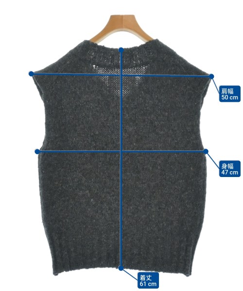 TODAYFUL（トゥデイフル）ベスト グレー サイズ:F レディース/2200654463024