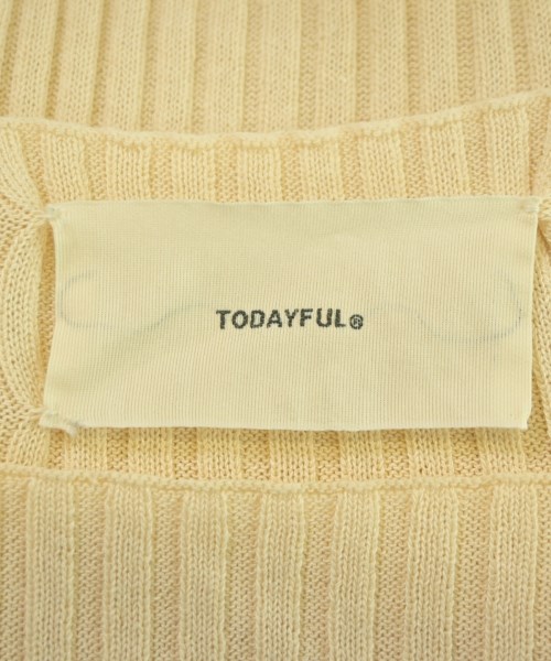 TODAYFUL（トゥデイフル）ベスト/ノースリーブ 黄 サイズ:F レディース/2200654463123