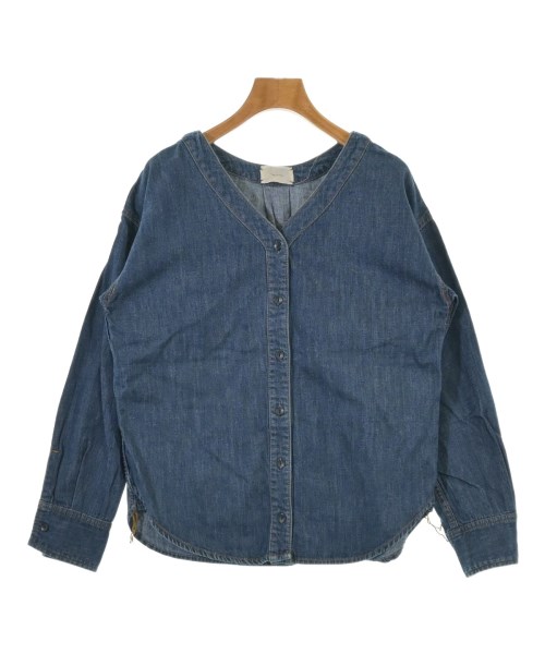 TODAYFUL(トゥデイフル)カジュアルシャツ 紺 サイズ:F/2200657699109