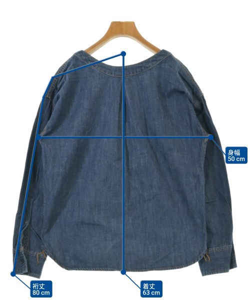 TODAYFUL（トゥデイフル）カジュアルシャツ 紺 サイズ:F レディース/2200657699109