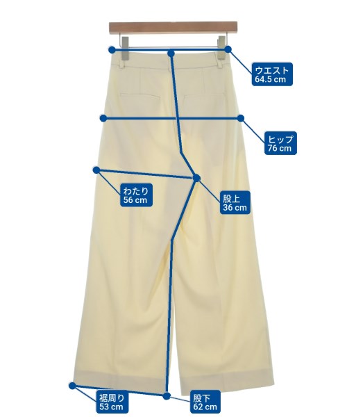 TODAYFUL（トゥデイフル）スラックス 白 サイズ:36(S位) レディース/2200654914014