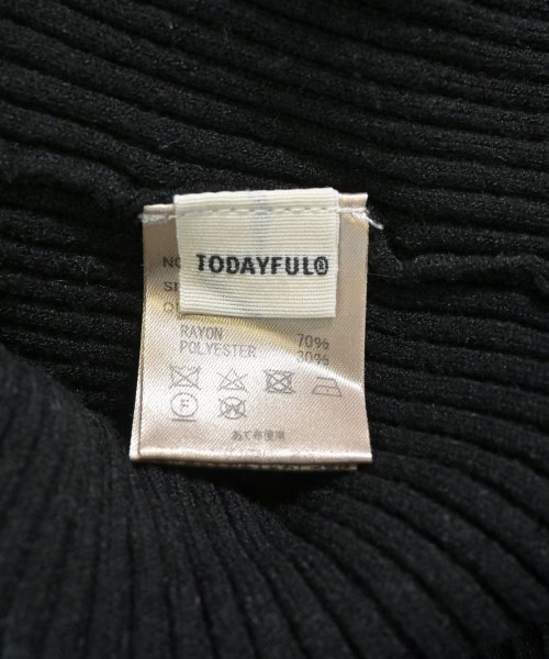 TODAYFUL（トゥデイフル）ニット・セーター 黒 サイズ:F レディース/2200660776019