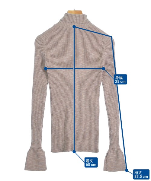 TODAYFUL（トゥデイフル）ニット・セーター ベージュ サイズ:F レディース/2200660903040