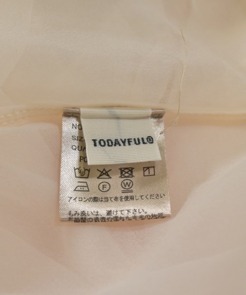 TODAYFUL（トゥデイフル）ブラウス 白 サイズ:F レディース/2200707633107