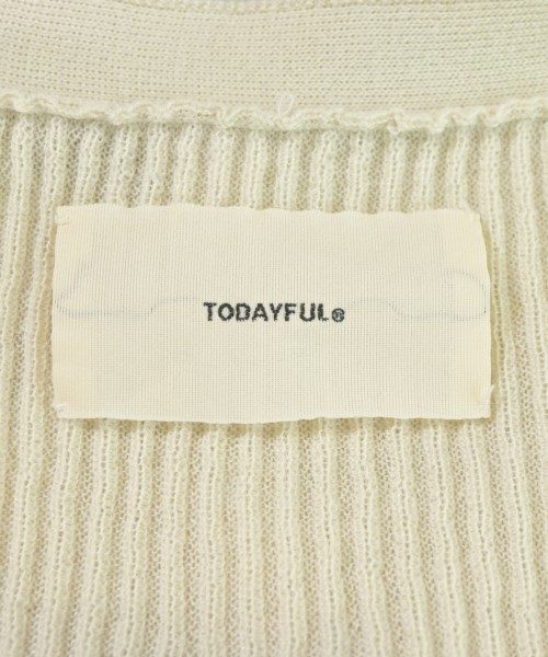 TODAYFUL（トゥデイフル）カーディガン 白 サイズ:F レディース/2200710846020
