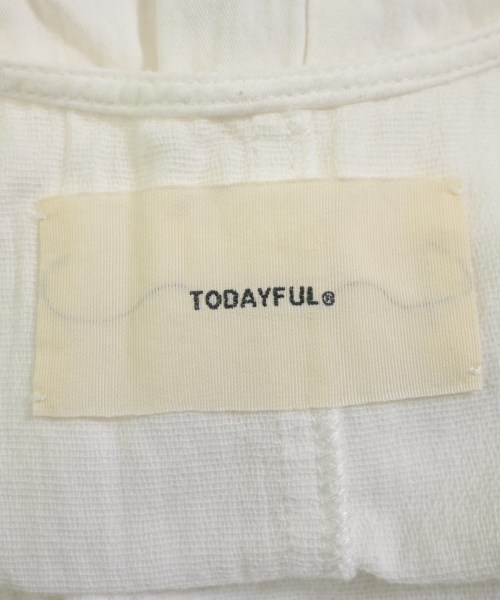 TODAYFUL（トゥデイフル）オールインワン/サロペット 白 サイズ:36(S位) レディース/2200710971074