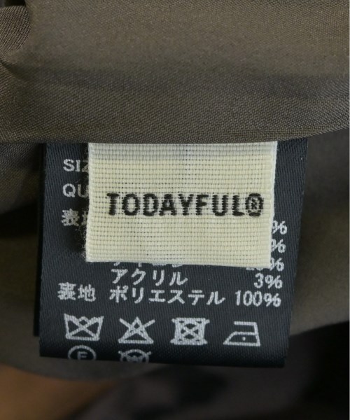 TODAYFUL（トゥデイフル）ワンピース 茶 サイズ:38(M位) レディース/2200716611028