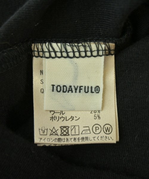 TODAYFUL（トゥデイフル）Tシャツ・カットソー 黒 サイズ:F レディース/2200713094282