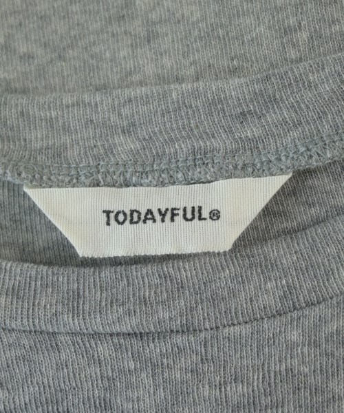 TODAYFUL（トゥデイフル）Tシャツ・カットソー グレー サイズ:F レディース/2200719628061