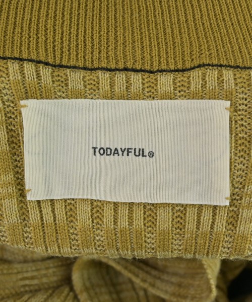 TODAYFUL（トゥデイフル）ワンピース 黄 サイズ:F レディース/2200719734021