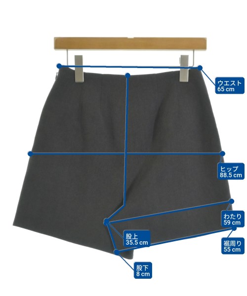 TODAYFUL（トゥデイフル）ショートパンツ グレー サイズ:38(M位) レディース/2200645141023