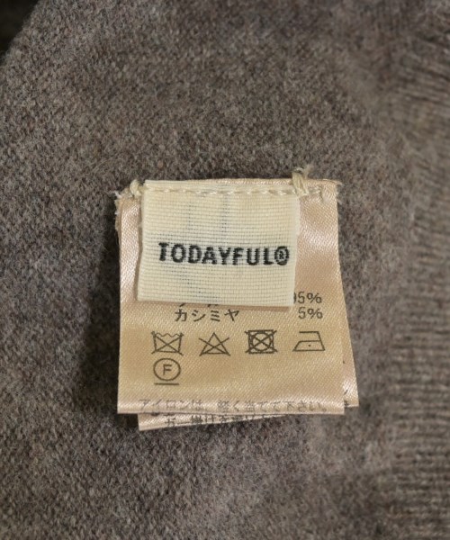 TODAYFUL（トゥデイフル）ニット・セーター 茶 サイズ:F レディース/2200641078019