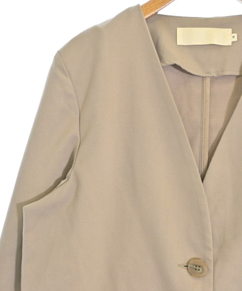 TODAYFUL（トゥデイフル）ノーカラージャケット ベージュ サイズ:36(S位) レディース/2200653708034