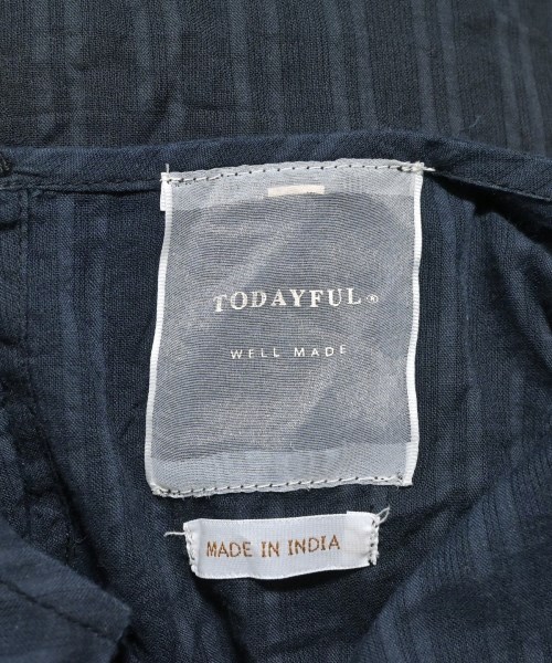 TODAYFUL（トゥデイフル）ブラウス 紺 サイズ:F レディース/2200647770108