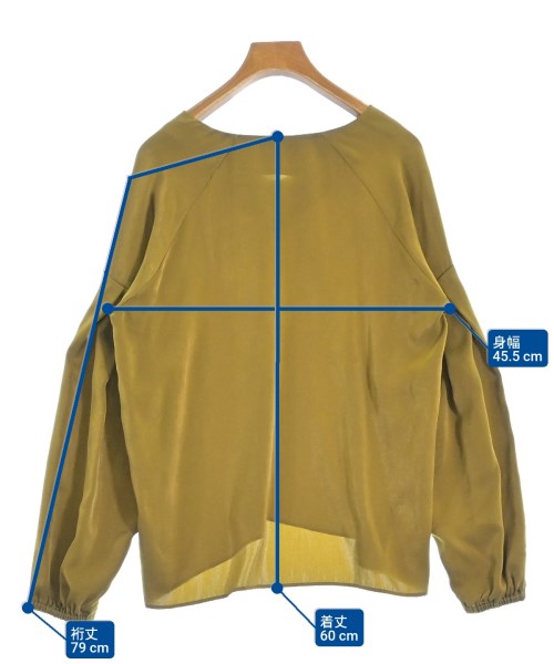 TODAYFUL（トゥデイフル）ブラウス 黄 サイズ:F レディース/2200647770115