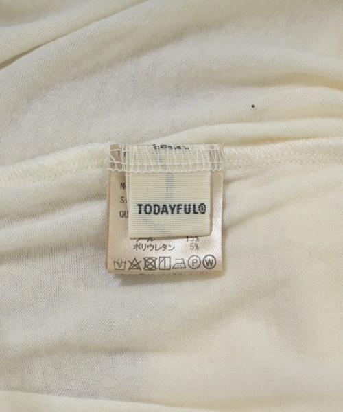 TODAYFUL（トゥデイフル）Tシャツ・カットソー 白 サイズ:F レディース/2200699082075