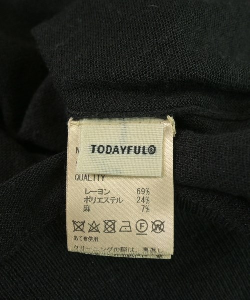 TODAYFUL（トゥデイフル）ニット・セーター 黒 サイズ:F レディース/2200699028127