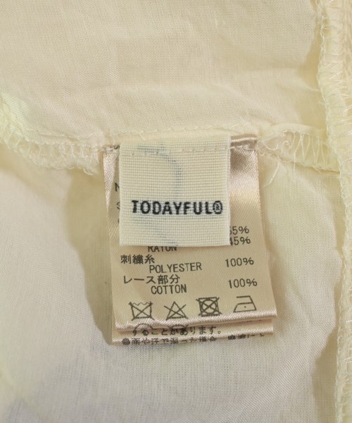 TODAYFUL（トゥデイフル）ブラウス 白 サイズ:F レディース/2200706088014