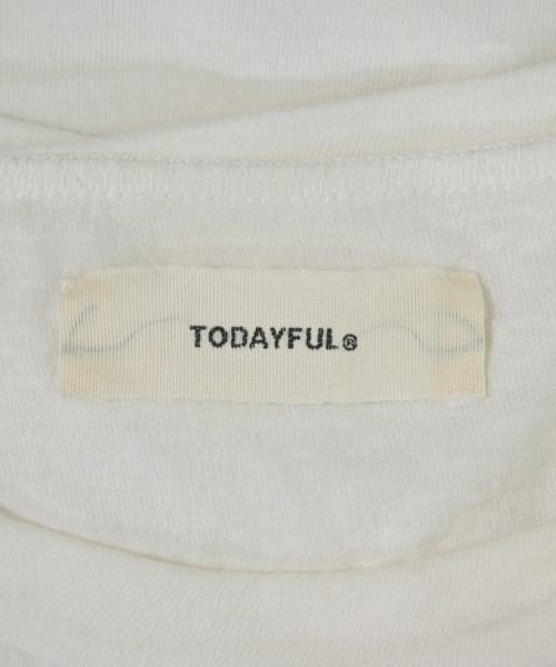 TODAYFUL（トゥデイフル）Tシャツ・カットソー 白 サイズ:F レディース/2200704241473