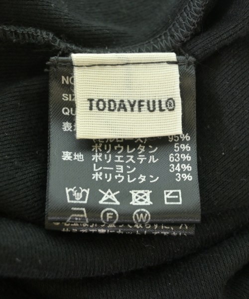 TODAYFUL（トゥデイフル）ワンピース 黒 サイズ:38(M位) レディース/2200709745037