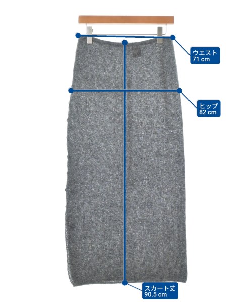 TODAYFUL（トゥデイフル）ロング・マキシ丈スカート グレー サイズ:38(M位) レディース/2200664762032