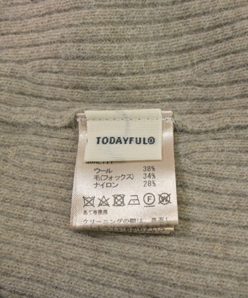 TODAYFUL（トゥデイフル）ニット・セーター ベージュ サイズ:F レディース/2200666224057