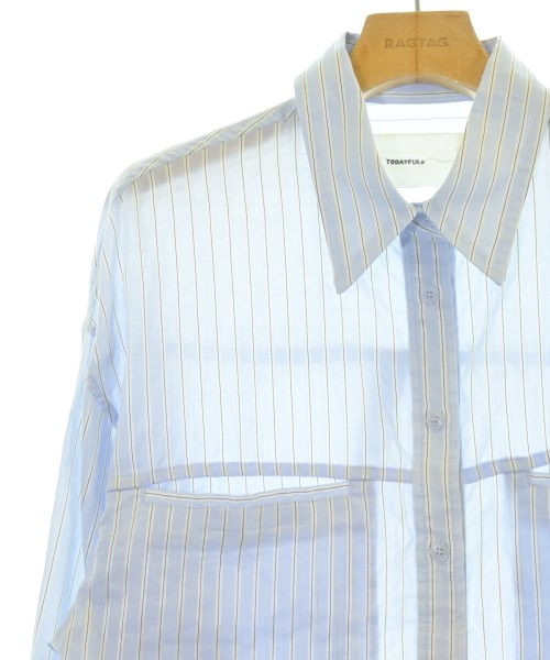 TODAYFUL（トゥデイフル）カジュアルシャツ 青 サイズ:F レディース/2200666341075