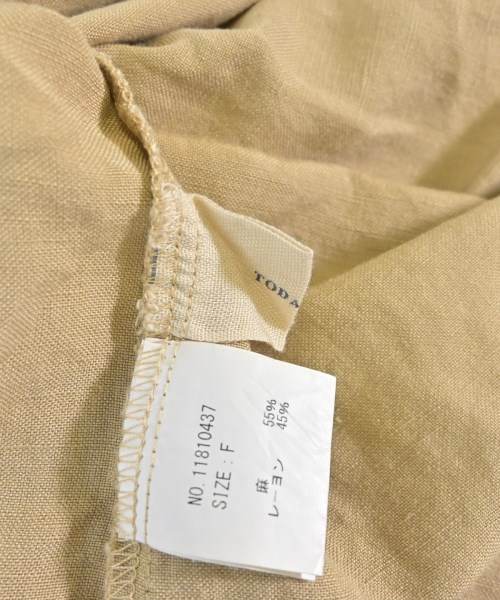 TODAYFUL（トゥデイフル）カジュアルシャツ ベージュ サイズ:F レディース/2200671388034