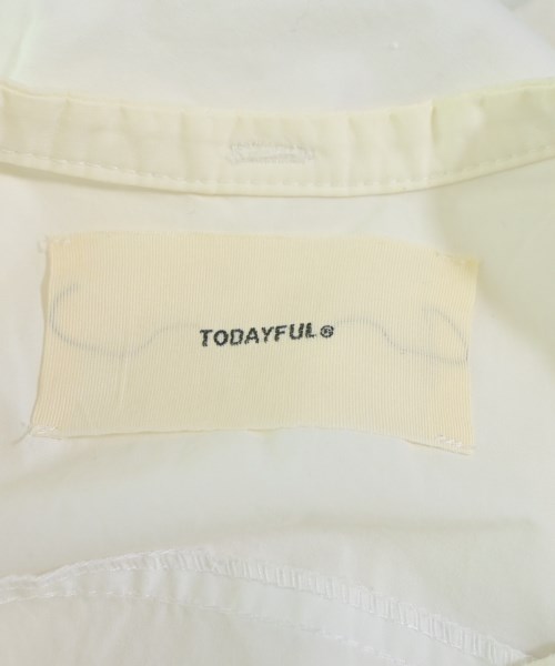 TODAYFUL（トゥデイフル）シャツワンピース 白 サイズ:36(S位) レディース/2200671475062