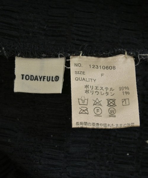 TODAYFUL（トゥデイフル）ブラウス 黒 サイズ:F レディース/2200726826047