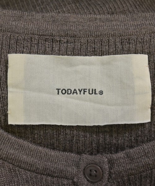 TODAYFUL（トゥデイフル）カーディガン 茶 サイズ:F レディース/2200724302055