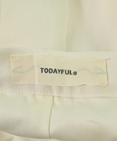 TODAYFUL（トゥデイフル）スラックス 白 サイズ:38(M位) レディース/2200715302149
