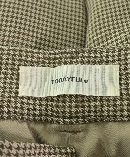 TODAYFUL（トゥデイフル）スラックス 茶 サイズ:36(S位) レディース/2200715302170