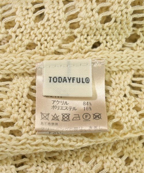 TODAYFUL（トゥデイフル）カーディガン ベージュ サイズ:F レディース/2200715302545