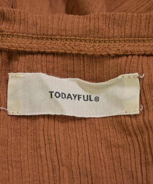 TODAYFUL（トゥデイフル）Tシャツ・カットソー 茶 サイズ:F レディース/2200717458493