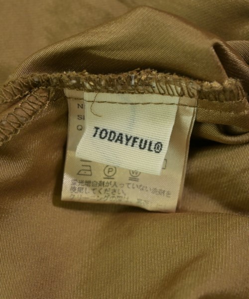 TODAYFUL（トゥデイフル）ブラウス 茶 サイズ:F レディース/2200717458608