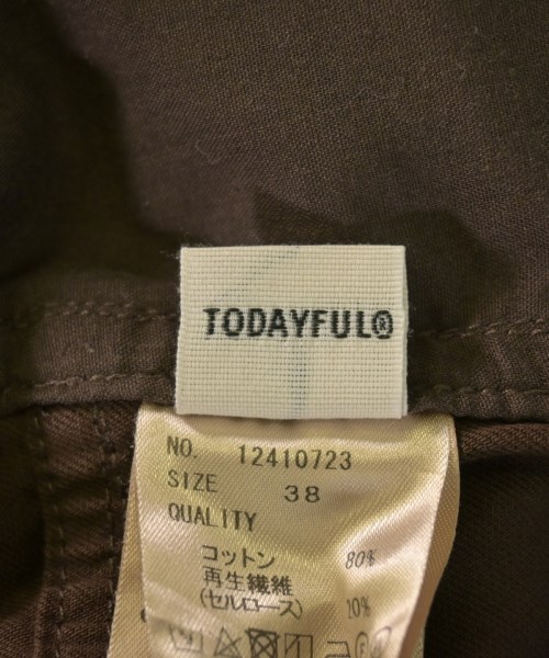 TODAYFUL（トゥデイフル）その他 茶 サイズ:38(M位) レディース/2200717458653