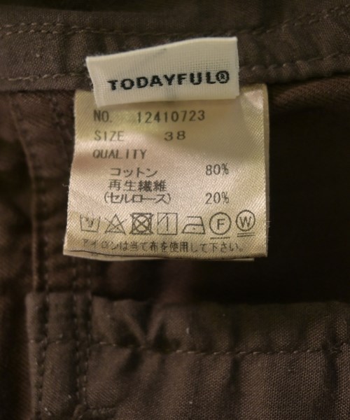TODAYFUL（トゥデイフル）その他 茶 サイズ:38(M位) レディース/2200717458653