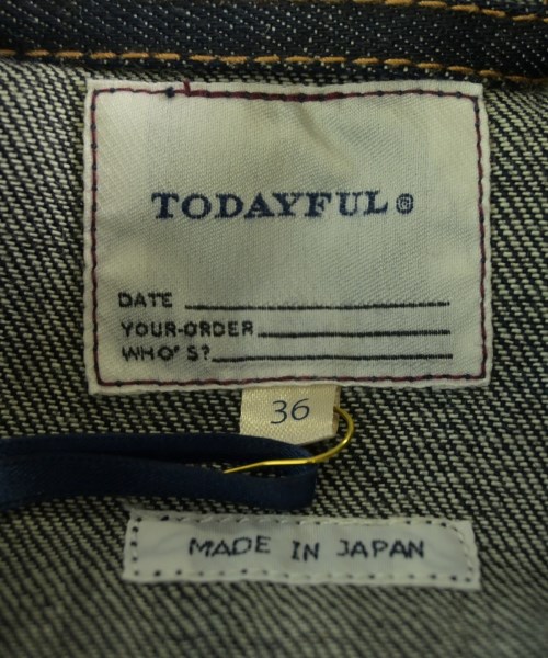 TODAYFUL（トゥデイフル）デニムジャケット 紺 サイズ:36(S位) レディース/2200716205074