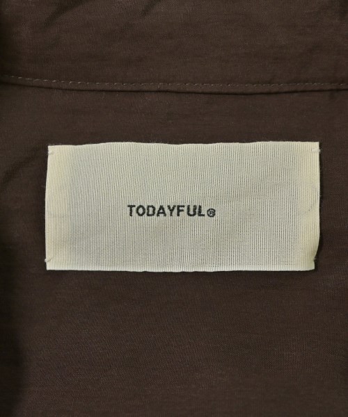 TODAYFUL（トゥデイフル）カジュアルシャツ 茶 サイズ:F レディース/2200723320012