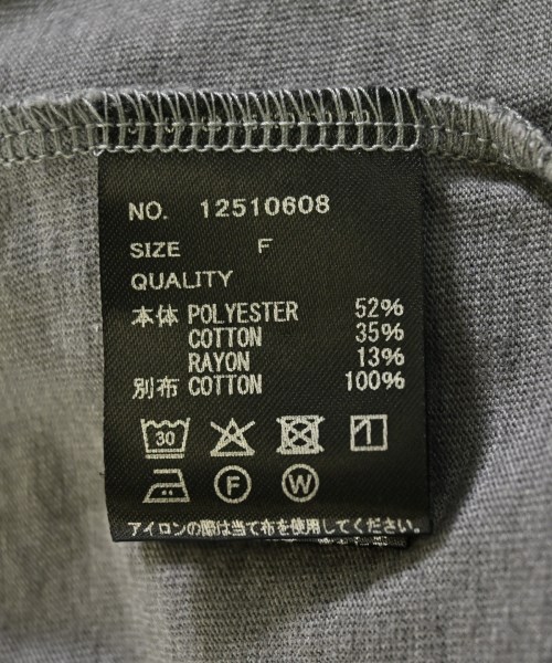 TODAYFUL（トゥデイフル）Tシャツ・カットソー グレー サイズ:F レディース/2200723938026