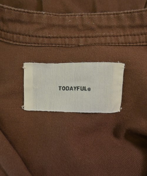 TODAYFUL（トゥデイフル）シャツワンピース 茶 サイズ:F レディース/2200720409079