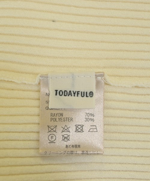 TODAYFUL（トゥデイフル）ニット・セーター 白 サイズ:F レディース/2200685952085