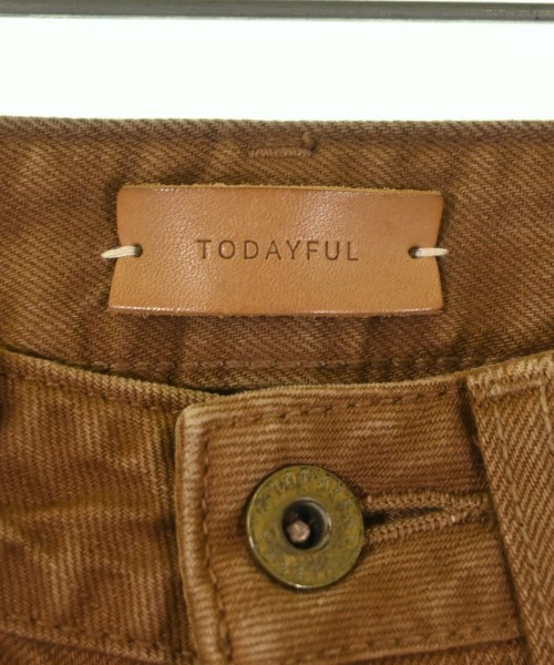 TODAYFUL（トゥデイフル）デニムパンツ 茶 サイズ:23(XS位) レディース/2200689077043