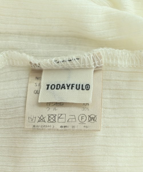 TODAYFUL（トゥデイフル）Tシャツ・カットソー 白 サイズ:F レディース/2200681327085